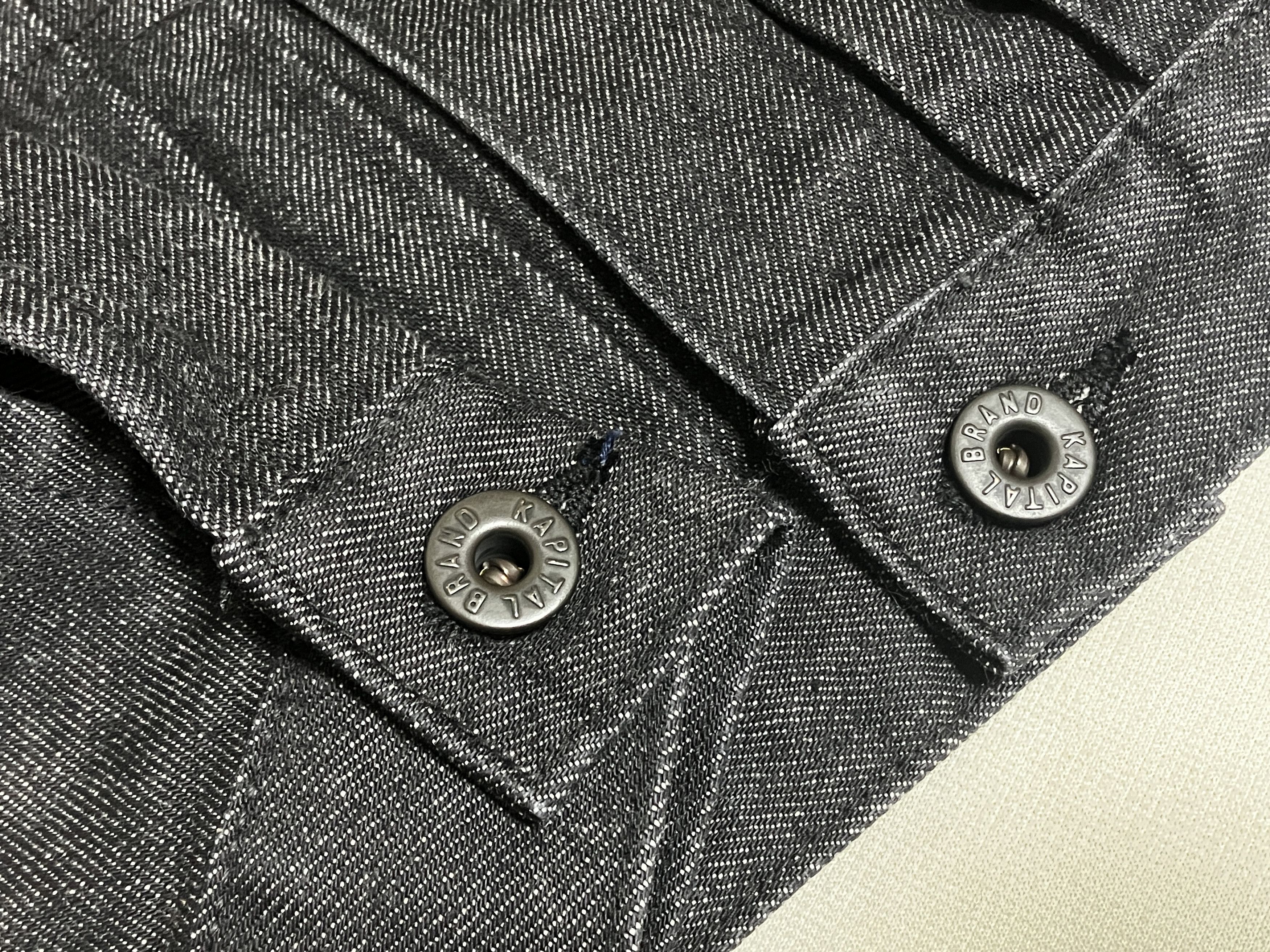 Kapital KAPITAL 14oz black denim 1ST JKT jacket brand new L Size US L / EU 52-54 / 3 - 5 Thumbnail