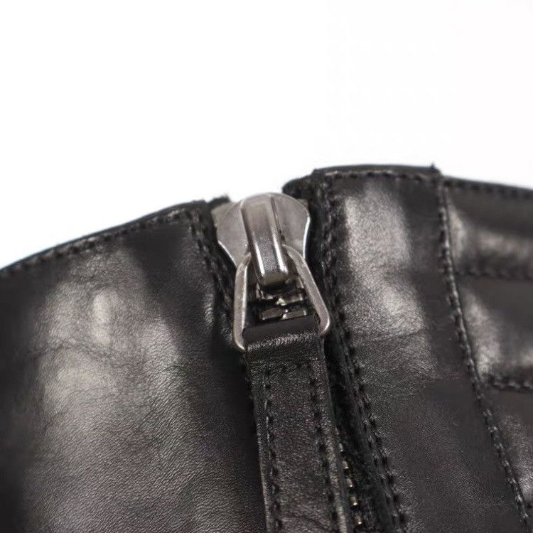 Alexander McQueen Alexander McQueen black leather buckled ski high heel boots Size US 7 / IT 37 - 6 Thumbnail