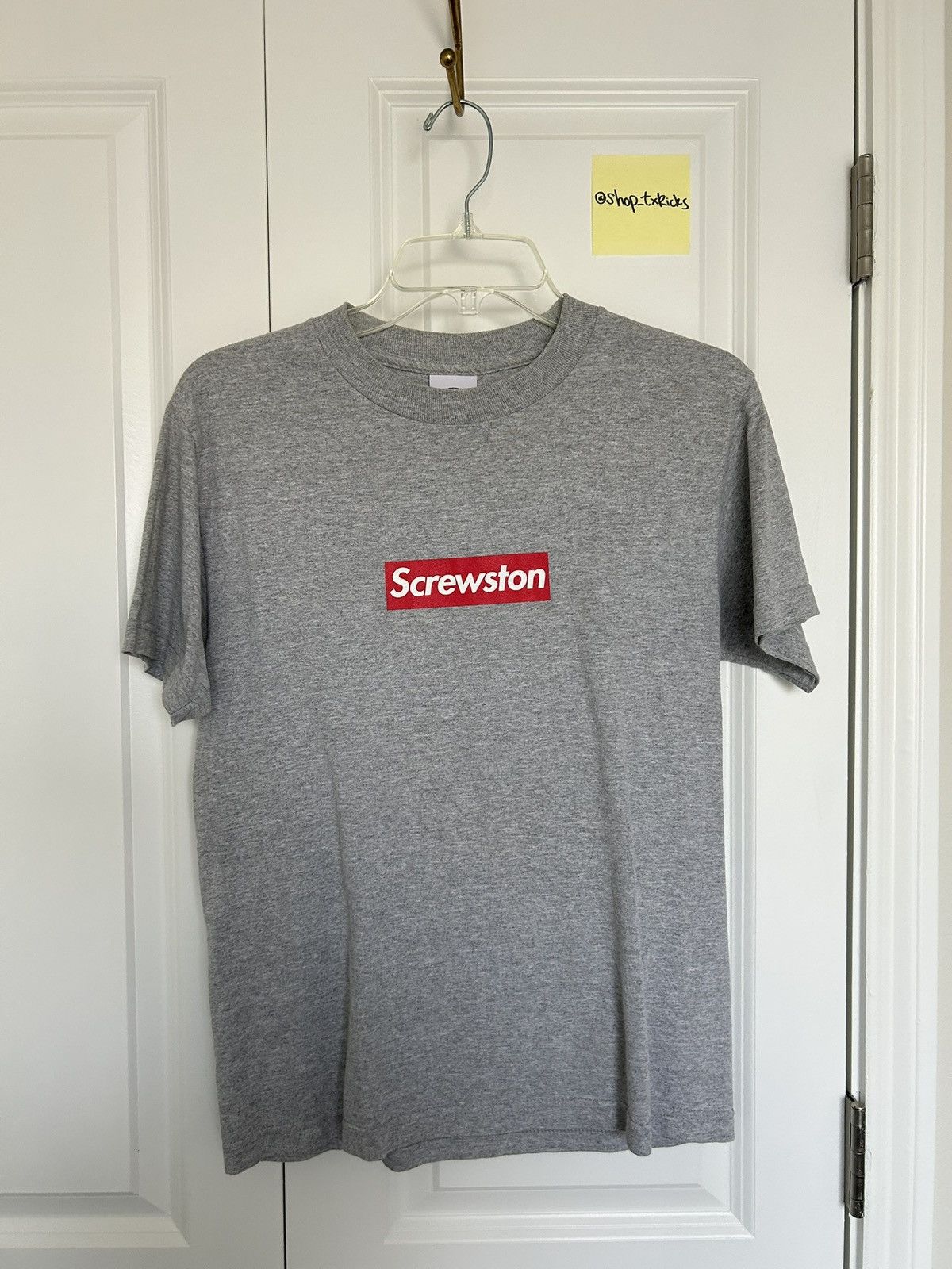Other Premium Goods Screwston Box Logo Tee (Gray) Size US S / EU 44-46 / 1 - 1 Thumbnail