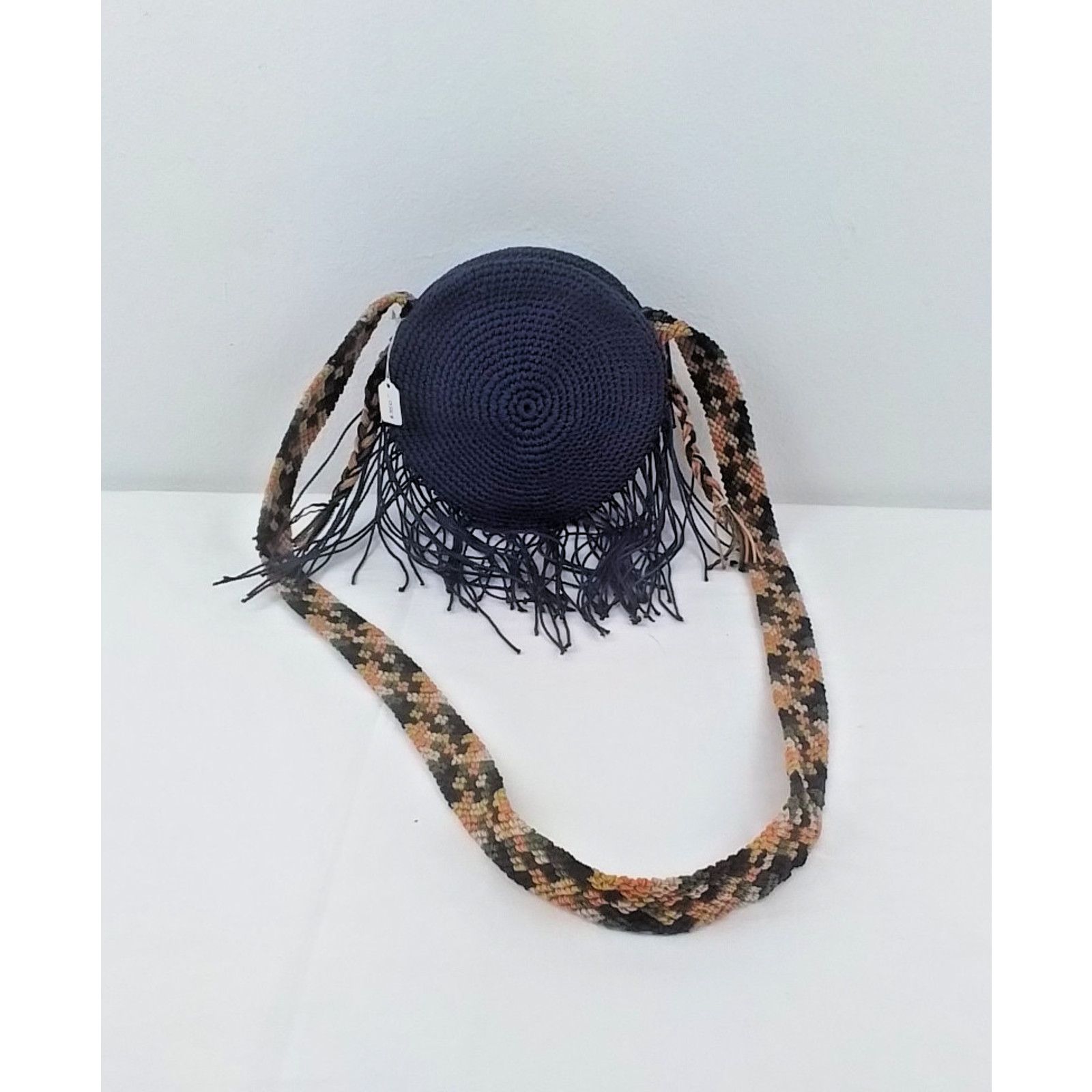 Other Handmade Macrame Handbag Crossbody Purse Purple Size ONE SIZE - 2 Thumbnail