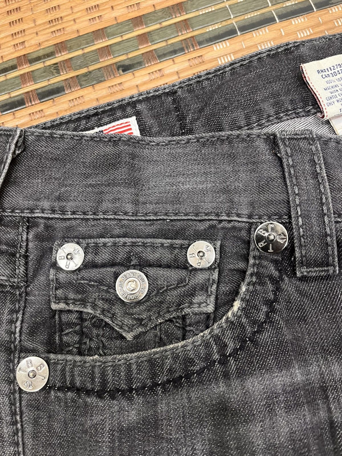 True Religion True Religion Jack Big T Distressed Denim Size US 32 / EU 48 - 5 Thumbnail