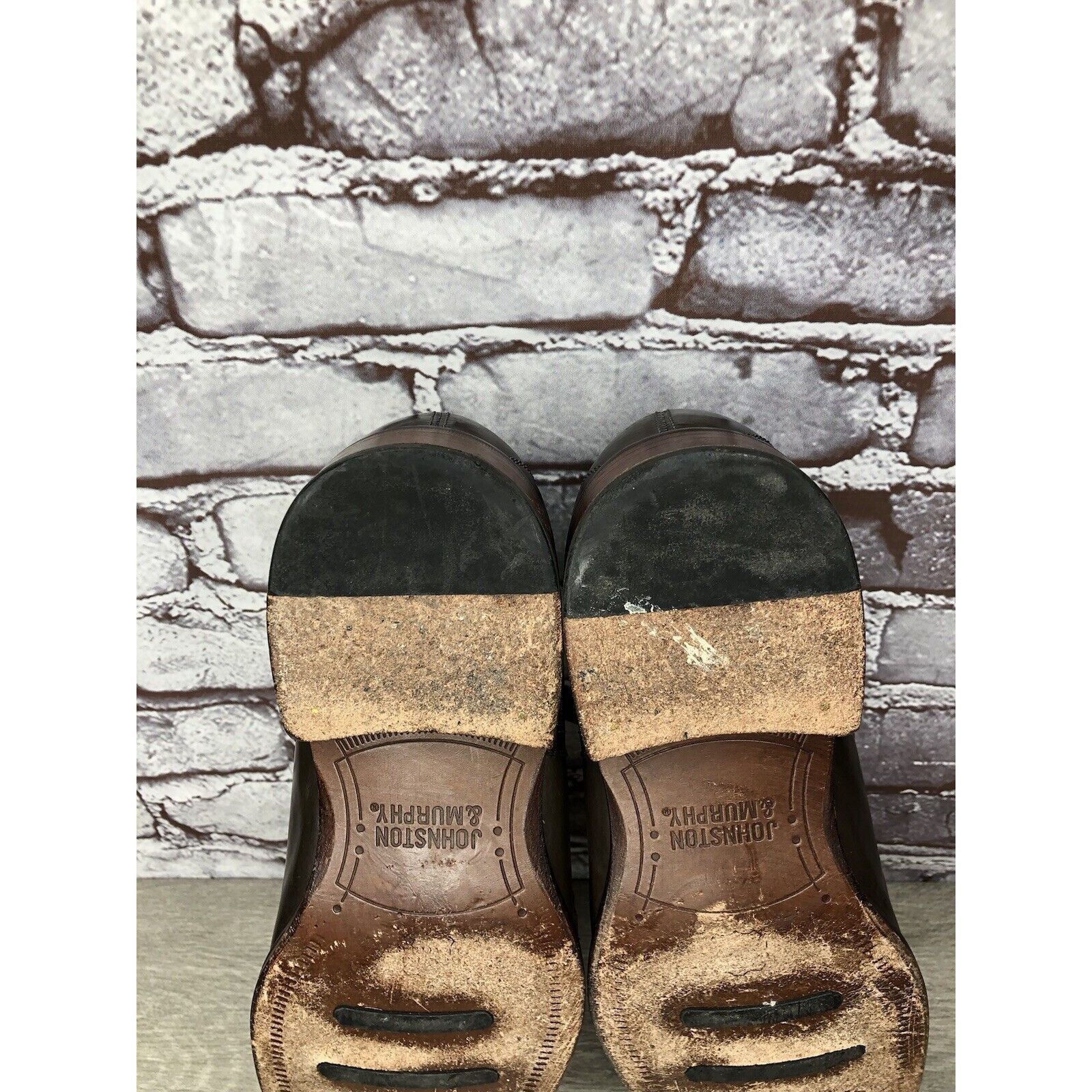 Johnston & Murphy Johnston & Murphy Sheepskin Brown Leather Double Monk Strap Size US 10.5 / EU 43-44 - 7 Thumbnail