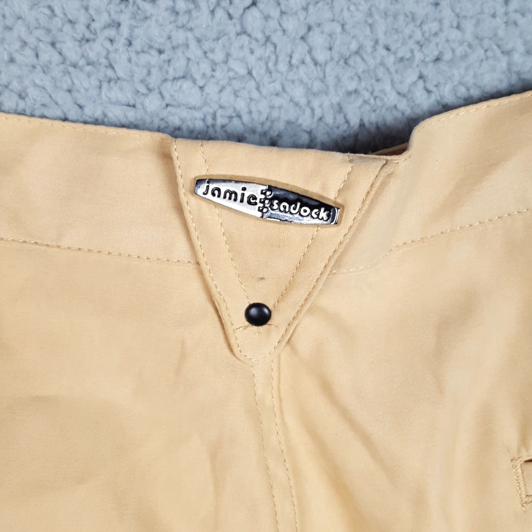 Vintage VINTAGE Jamie Sadock Golf High Waisted Athletic Women's 18 Beige Retro Shorts Size 40" / US 18 - 6 Thumbnail