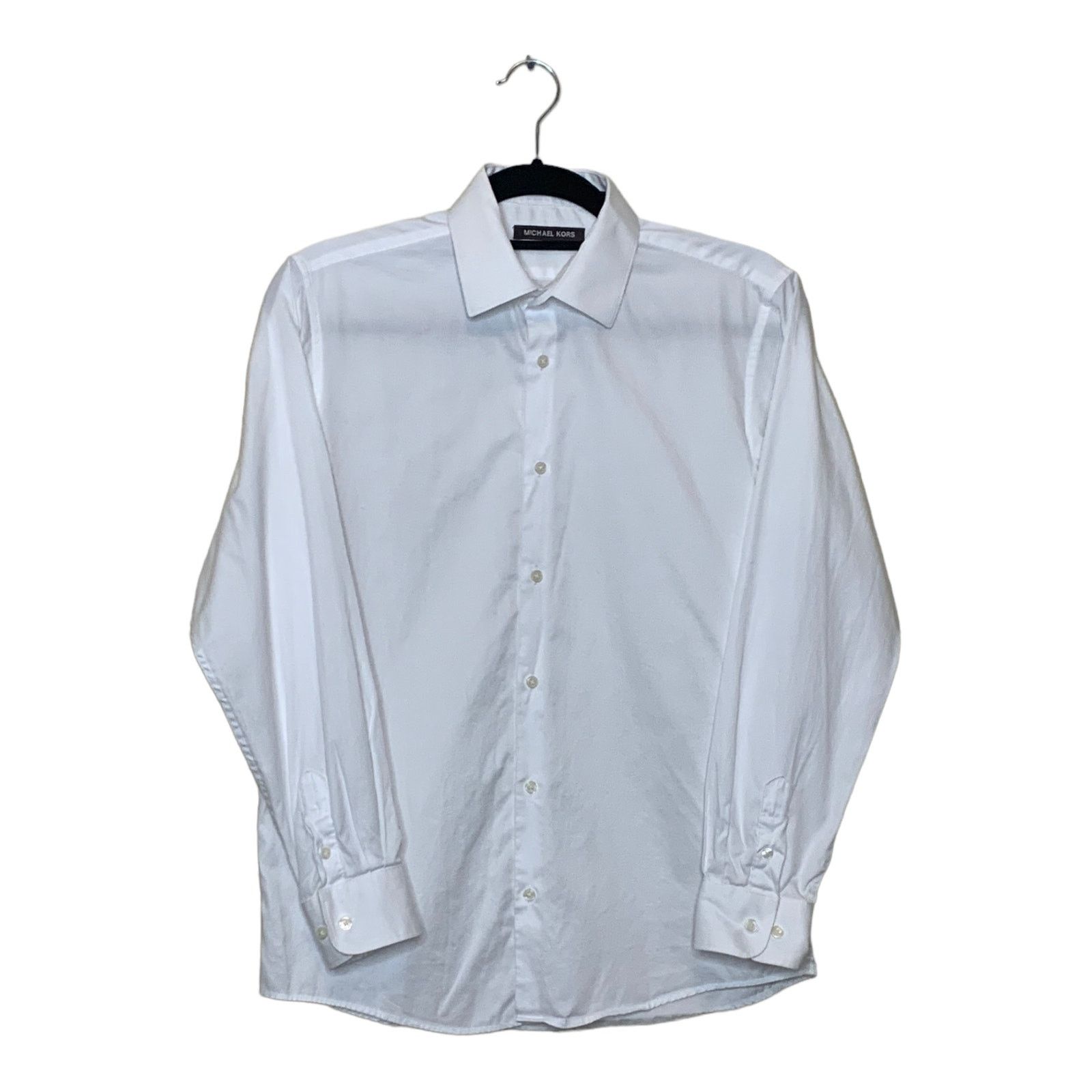 Michael Kors Michael Kors long sleeves dress buttoned up shirt 18 - XXL Size US XXL / EU 58 / 5 - 6 Thumbnail