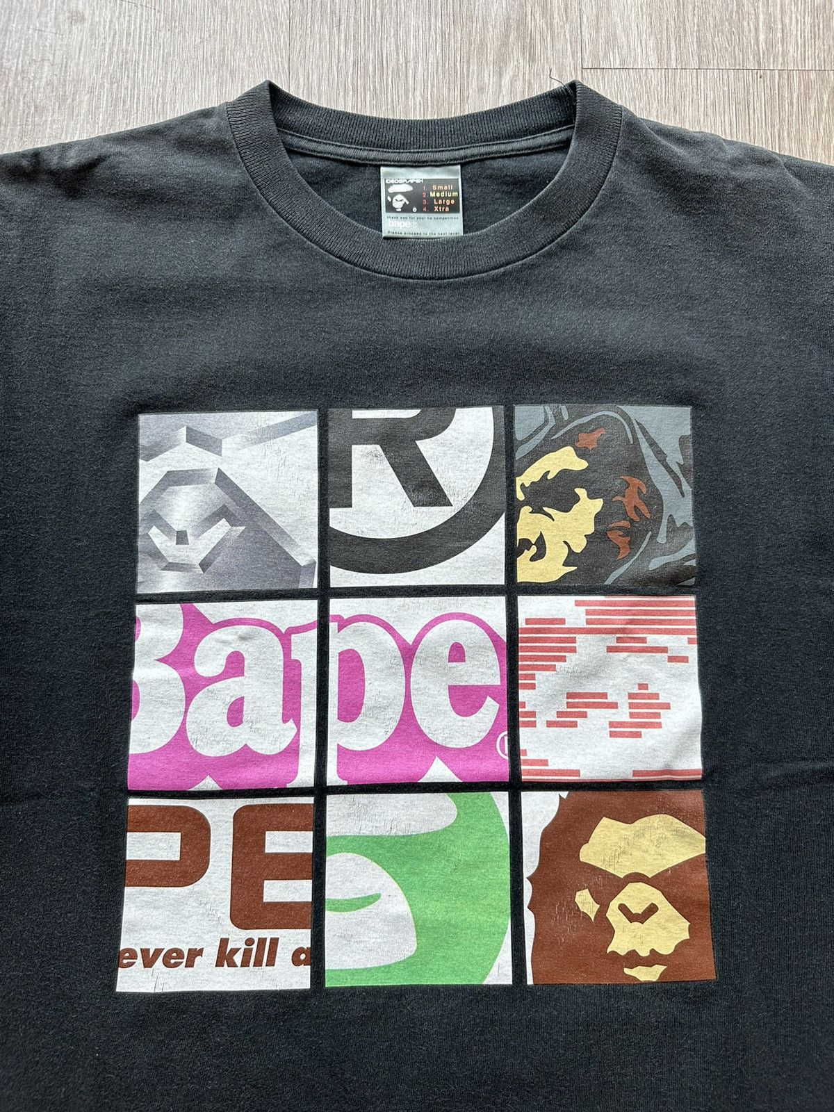 Bape × Vintage Bape Logo Tee Size US M / EU 48-50 / 2 - 1 Thumbnail