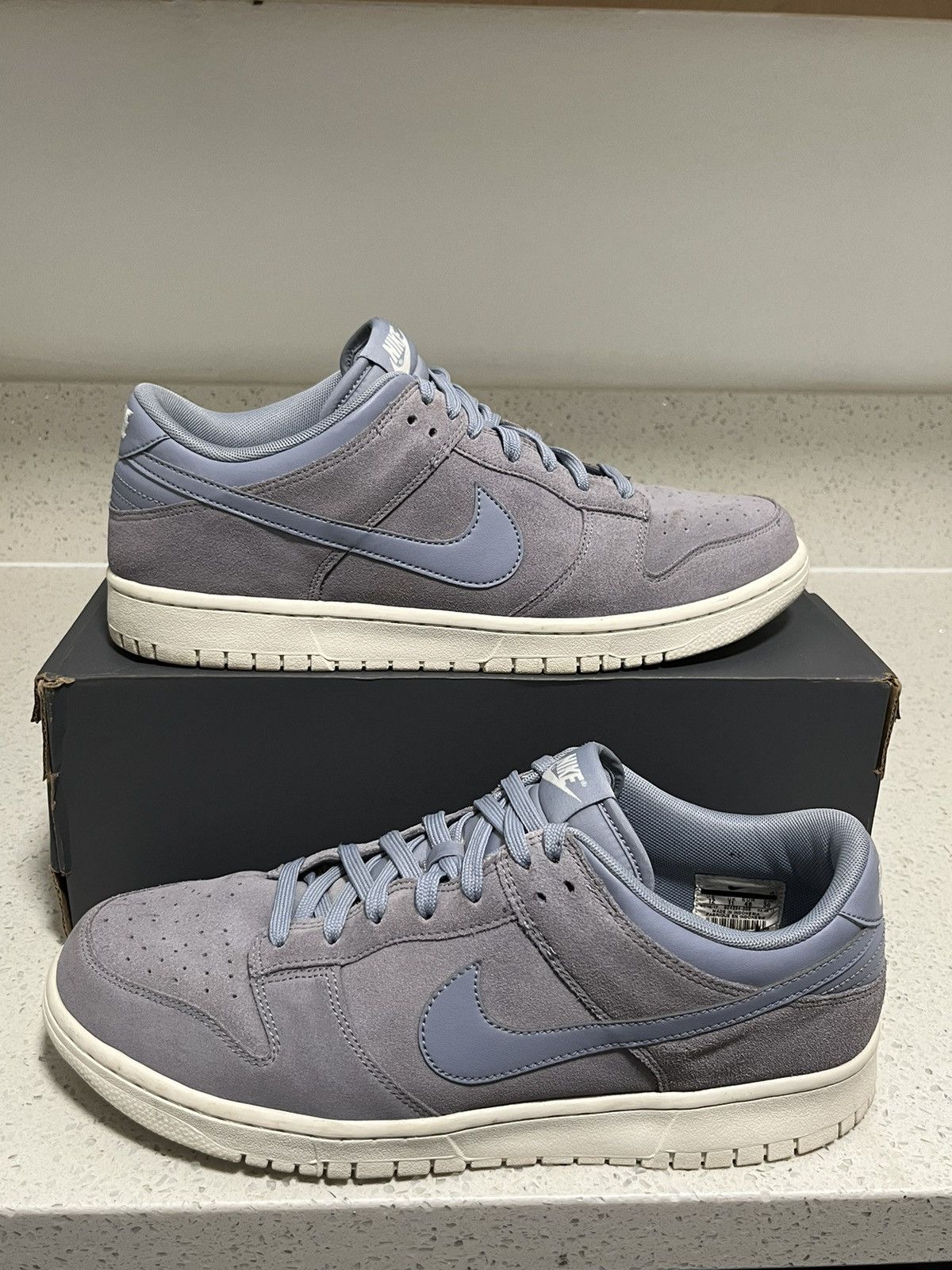 Nike Dunk Low Glacier Grey (open Too Offers) Uk... - Depop