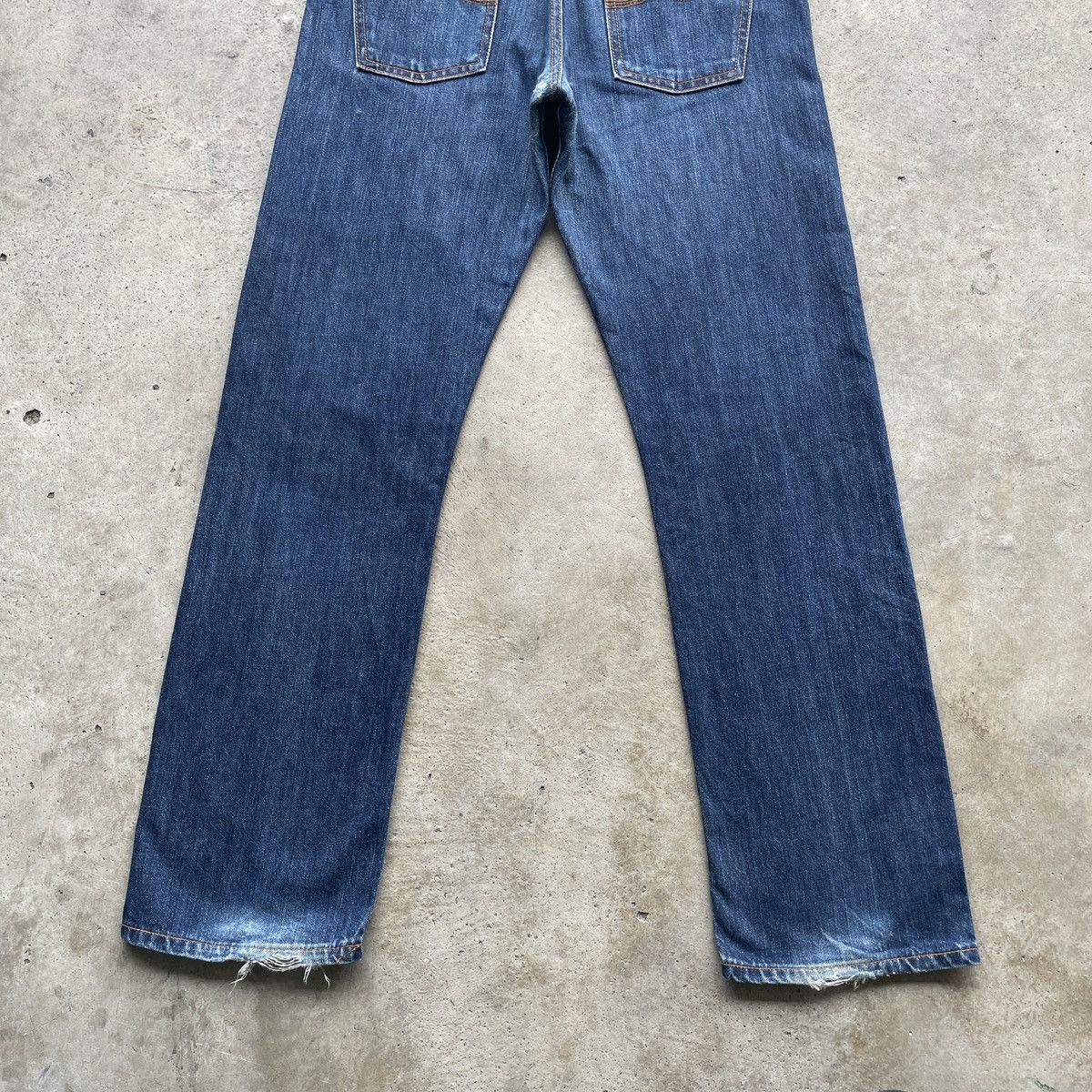 Nudie Jeans W32x31 Vintage Nudie Jeans Faded FlyButton Denim Pants Size US 32 / EU 48 - 14 Thumbnail