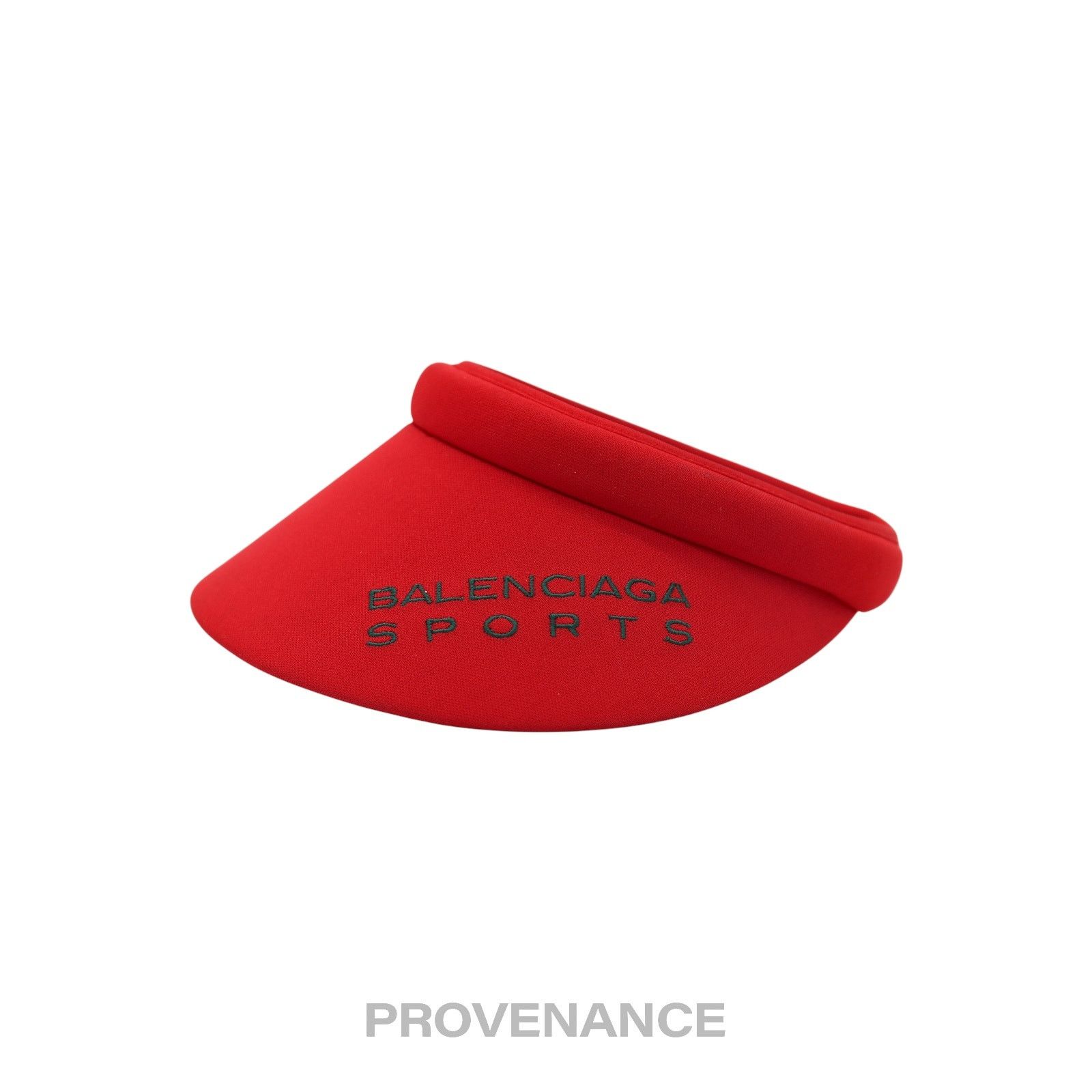 Balenciaga 🔴 Balenciaga Sports Visor - Red green Size ONE SIZE - 2 Thumbnail
