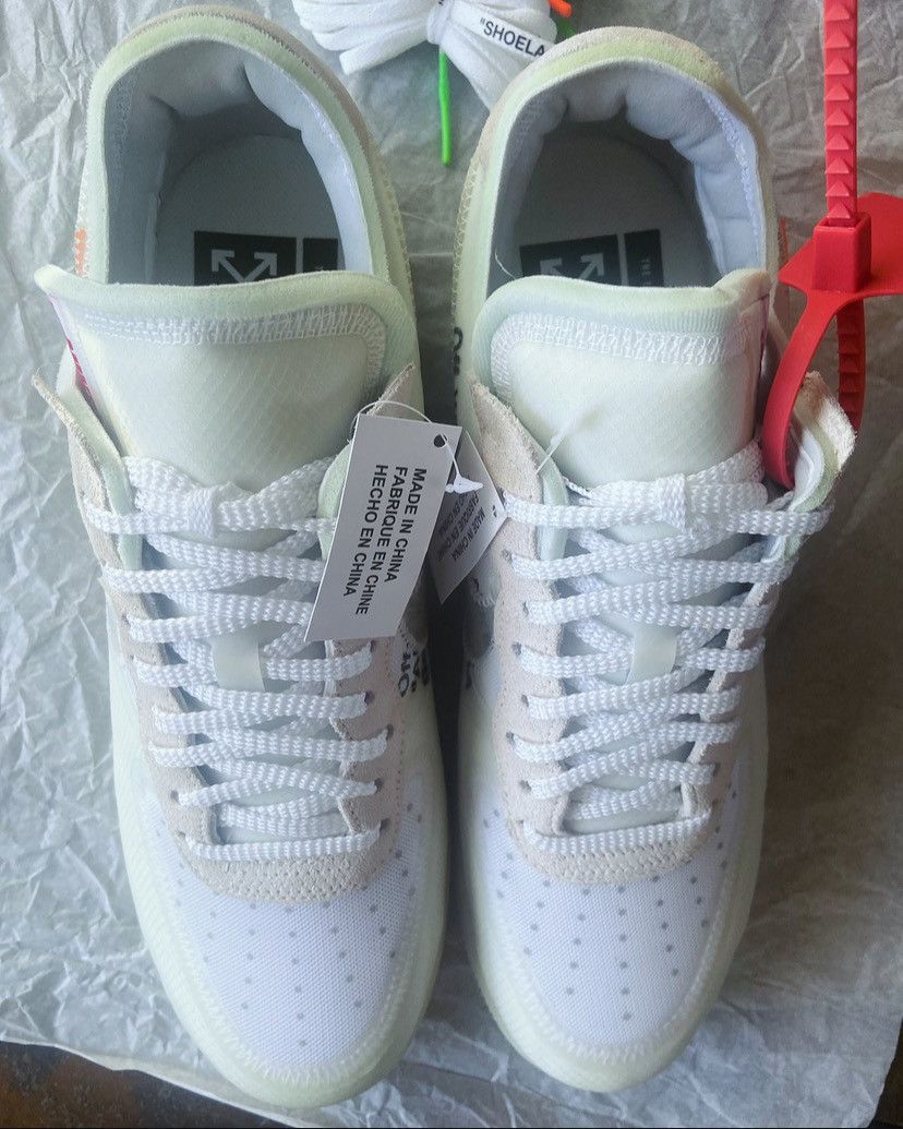 Nike Nike Off-White Air Force 1 (The Ten) Size US 12 / EU 45 - 3 Thumbnail