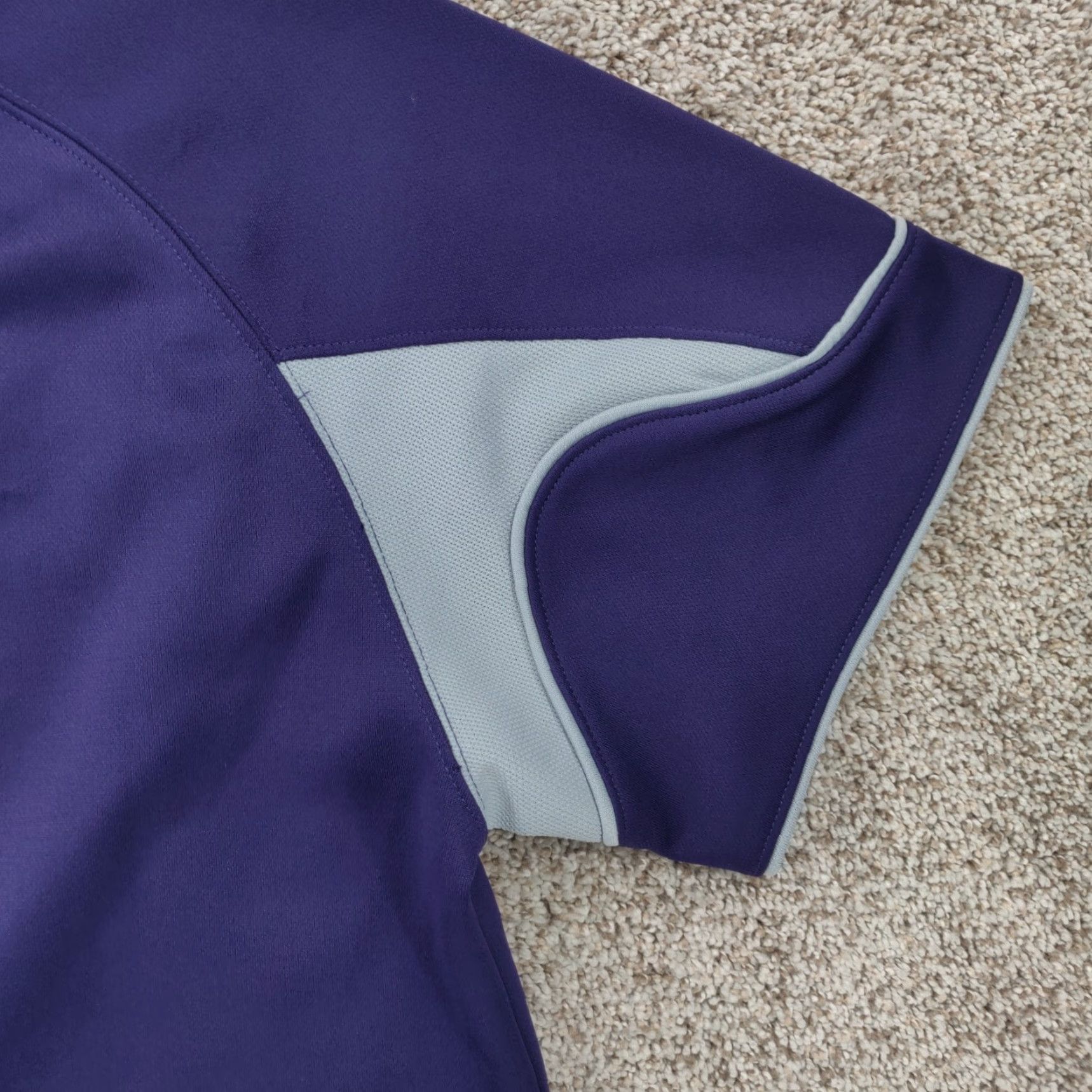 Russell Athletic VINTAGE Russell Athletic LA Lakers Jersey Shirt Mens M Purple 2010 Finals Button Regular Short Sleeve Crew Neck T-Shirt Purple Mens Basketball Size US M / EU 48-50 / 2 - 5 Thumbnail