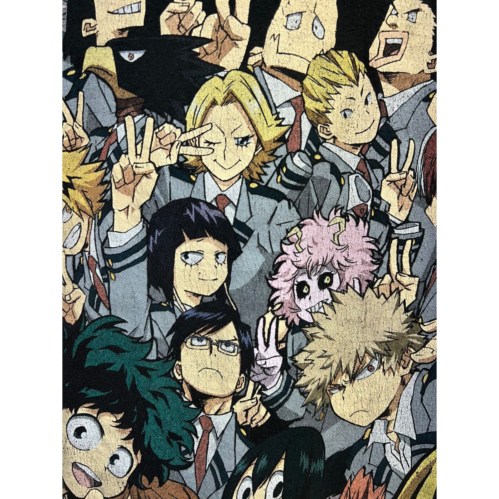 Vintage My Hero Academia Shirt Characters Graphic Black Anime Tee XL Size US XL / EU 56 / 4 - 5 Thumbnail