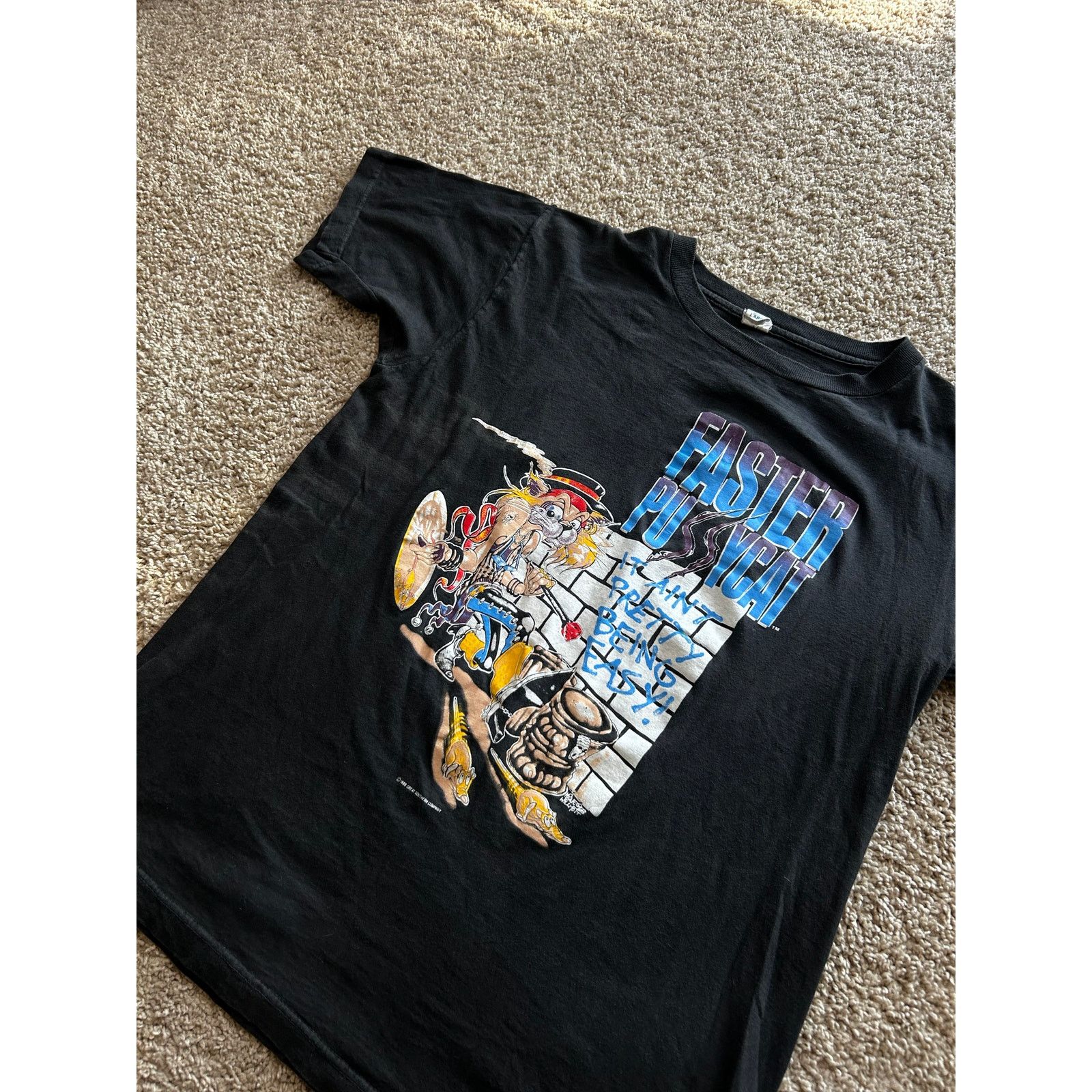 Other Vintage 1988 Faster Pussycat Hair Metal tee Size US L / EU 52-54 / 3 - 3 Thumbnail