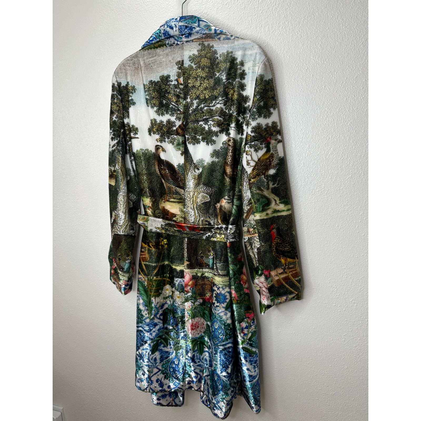 Libertine Libertine Tie Waist House Coat Long Sleeve Green 3X / XL Size XL / US 12-14 / IT 48-50 - 8 Thumbnail