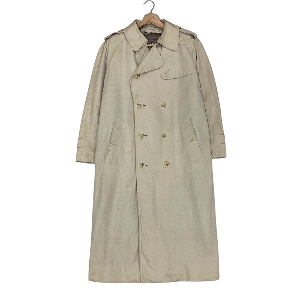 DAKS × Designer 🔥VTG DAKS LONDON ENGLAND DOUBLE BREASTED TRENCHCOATS Size US S / EU 44-46 / 1 - 2 Thumbnail