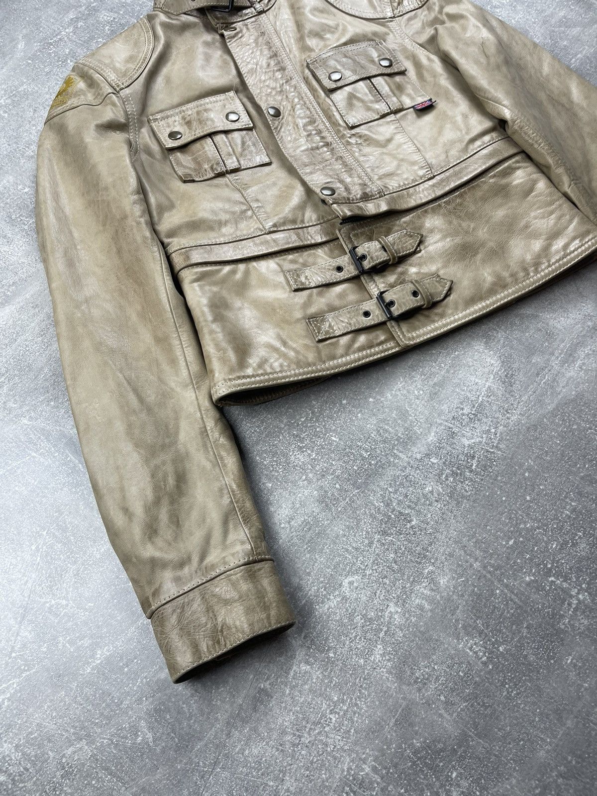 Belstaff × Vintage Belstaff International Tour Master Trophy Leather Biker Size M / US 6-8 / IT 42-44 - 3 Thumbnail