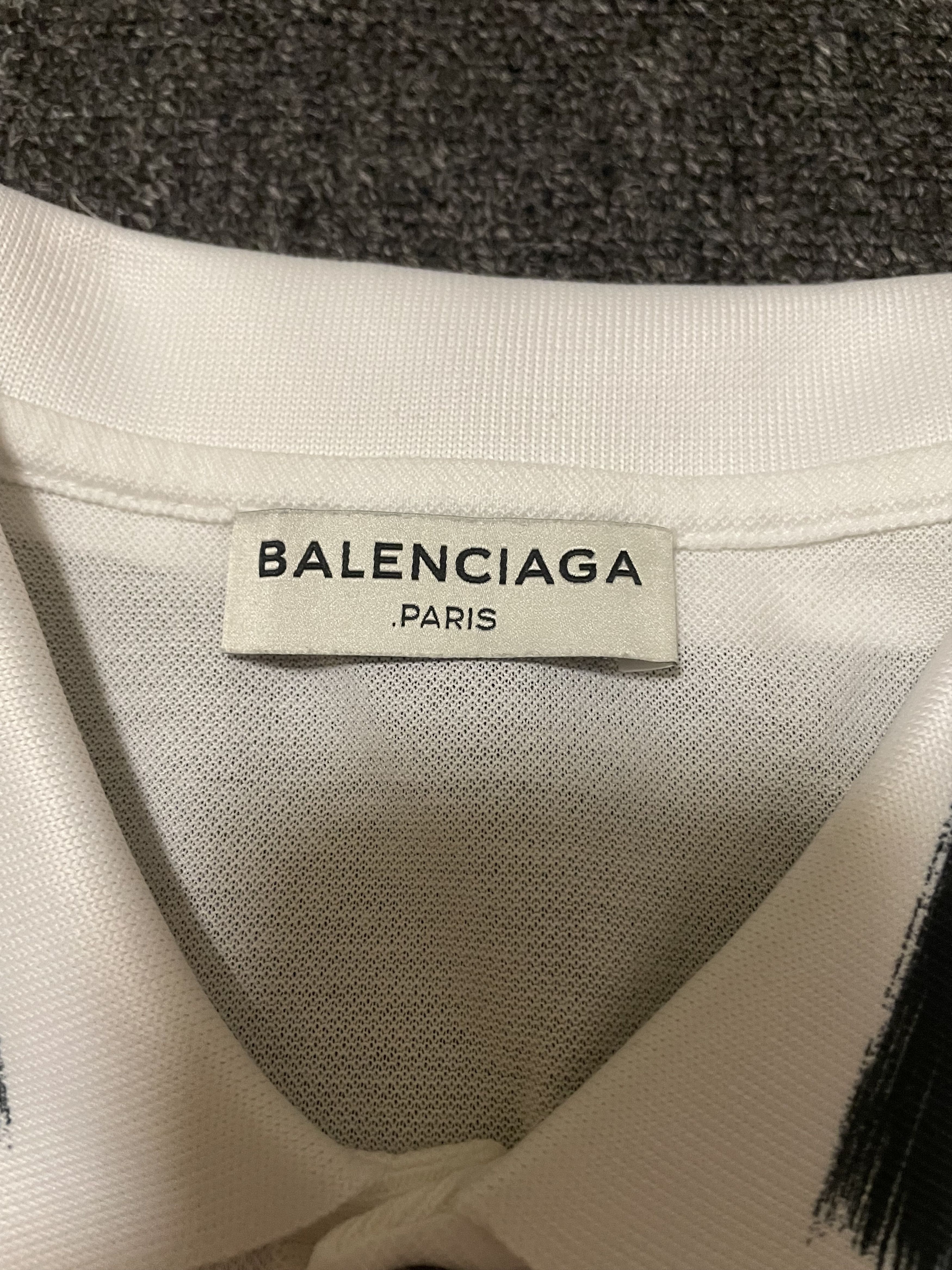 Balenciaga Balenciaga white polo T-shirt, size S Size US S / EU 44-46 / 1 - 3 Thumbnail