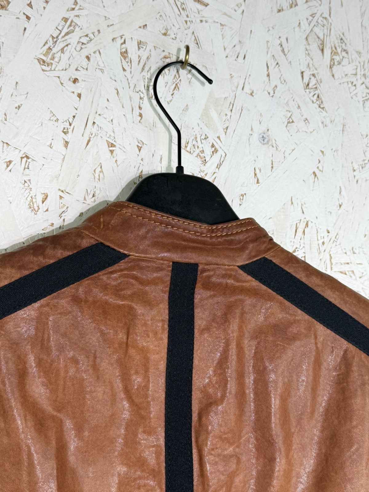 Dolce & Gabbana Dolce & Gabbana Lamb Leather Biker Moto Jacket Brown IT 38 Size XS / US 0-2 / IT 36-38 - 10 Thumbnail