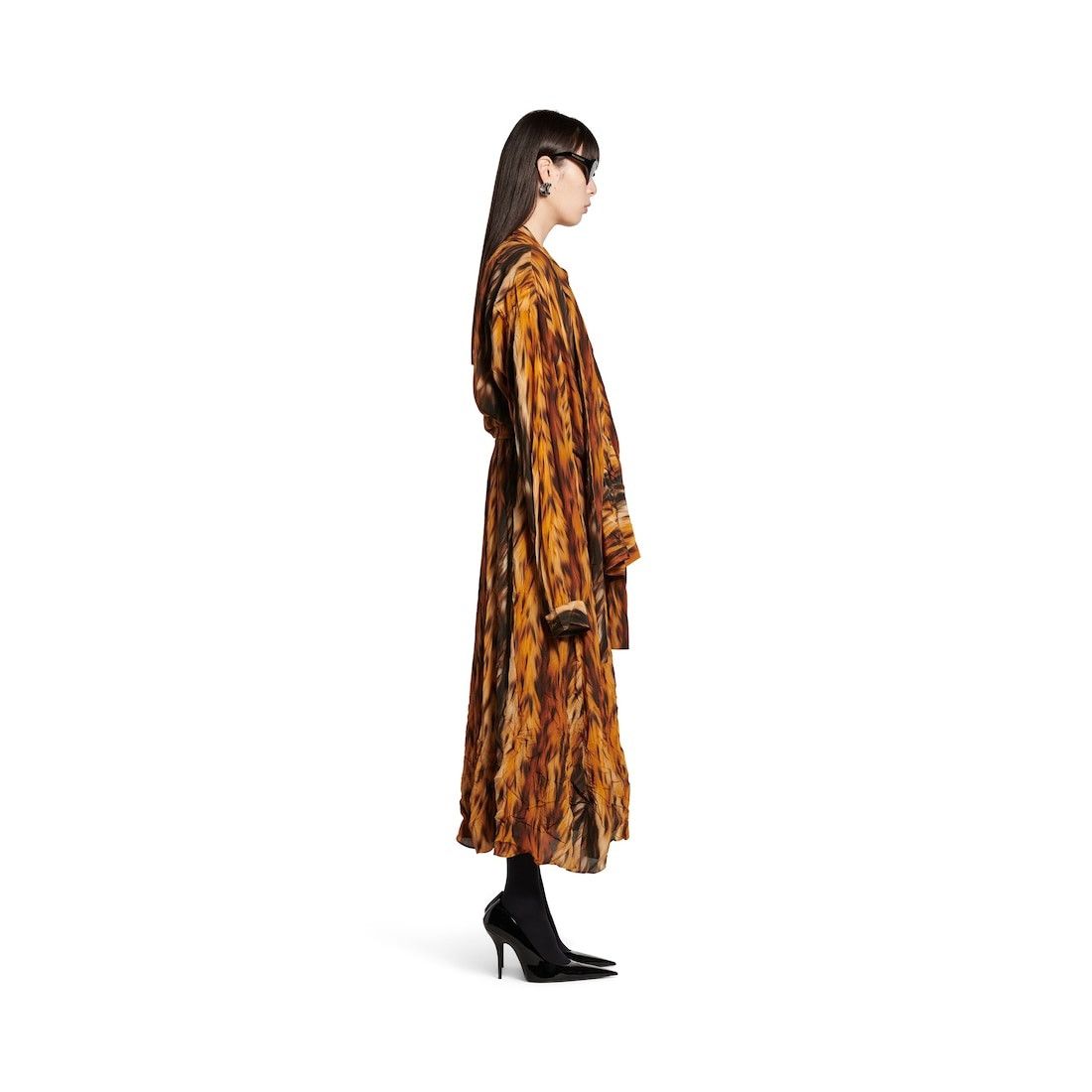 Balenciaga o1tr1nto0426 Knotted Dress in Brown Size S / US 4 / IT 40 - 3 Thumbnail