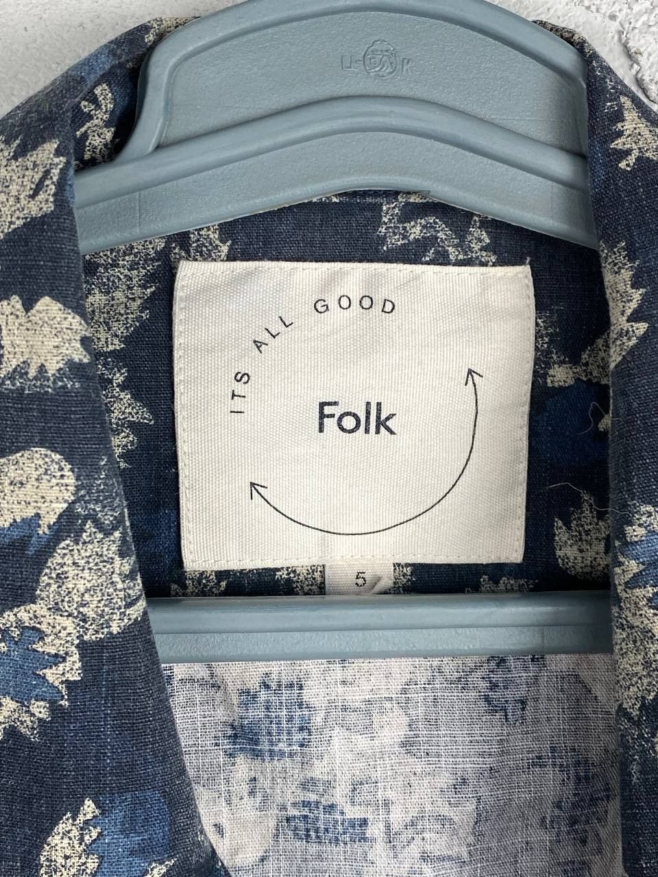 Folk Folk Organic Flower Print Hawaiian Camp Collar Shirt Size US XL / EU 56 / 4 - 4 Thumbnail