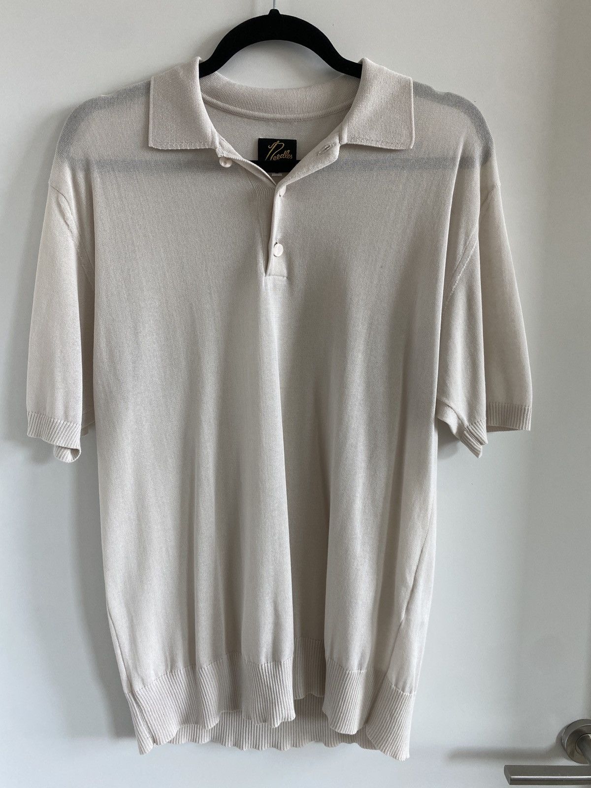 Needles Needles Needles Short-Sleeve Polo Sweater - Small Size US S / EU 44-46 / 1 - 1 Thumbnail