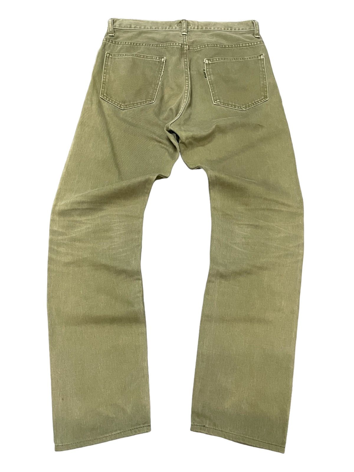 Kapital × Kapital Kountry Vintage Kapital CBD Hemp Green Faded Wash Pants Size US 29 - 2 Thumbnail
