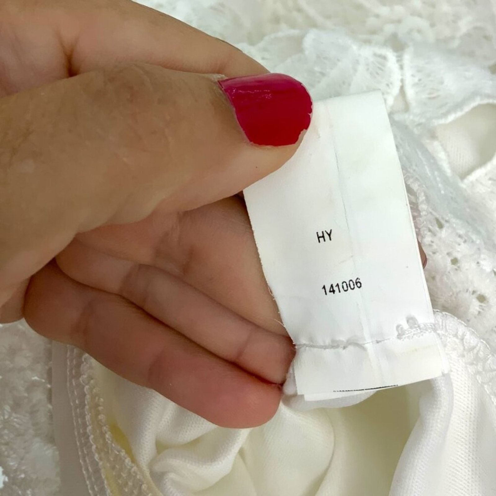 Other White Floral Applique Strapless Mini Dress Size Small NWOT Size S / US 4 / IT 40 - 5 Thumbnail