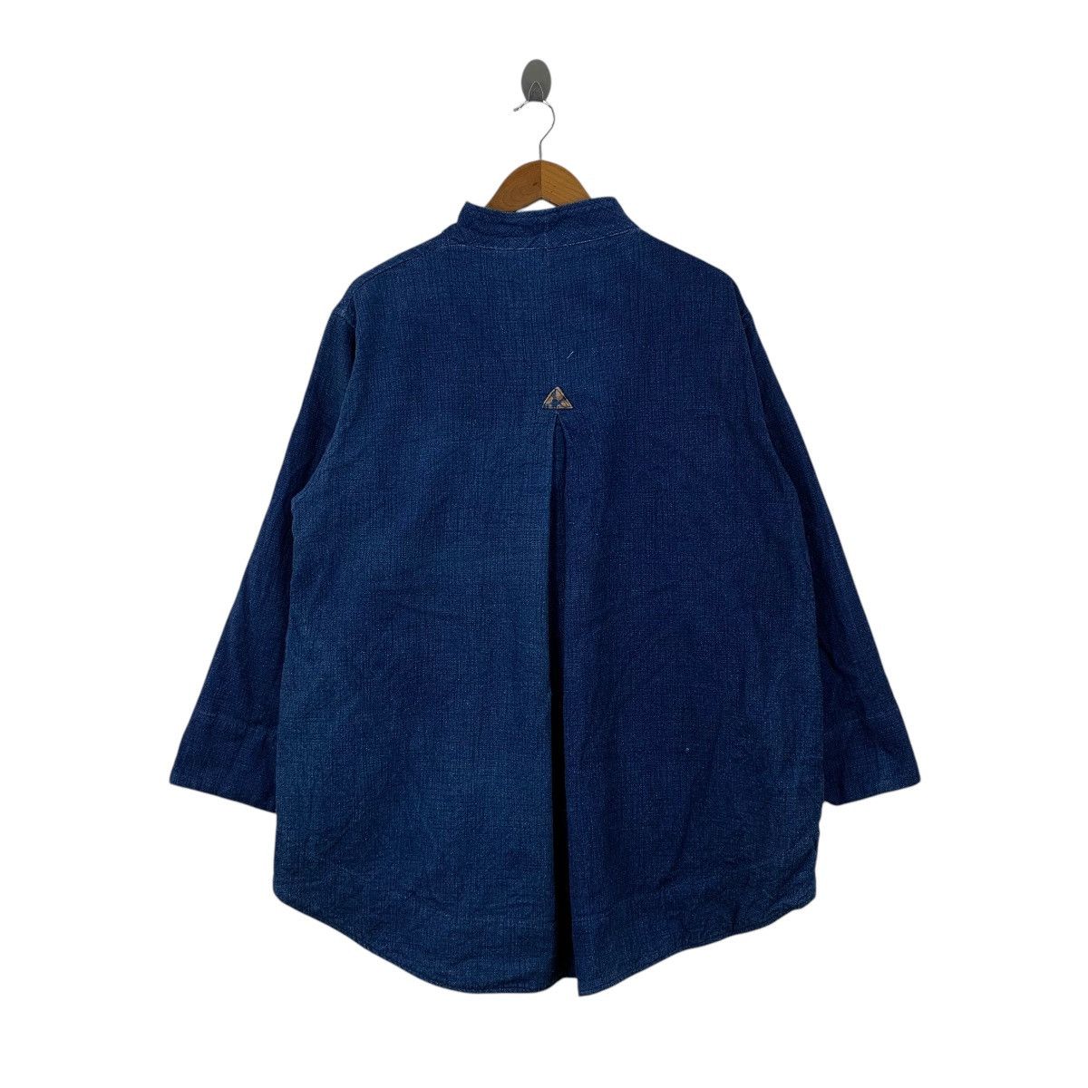 Japanese Brand × Vintage Vintage JAPANESE BRAND Indigo Casualwear Designer Shirts Size US XL / EU 56 / 4 - 2 Thumbnail