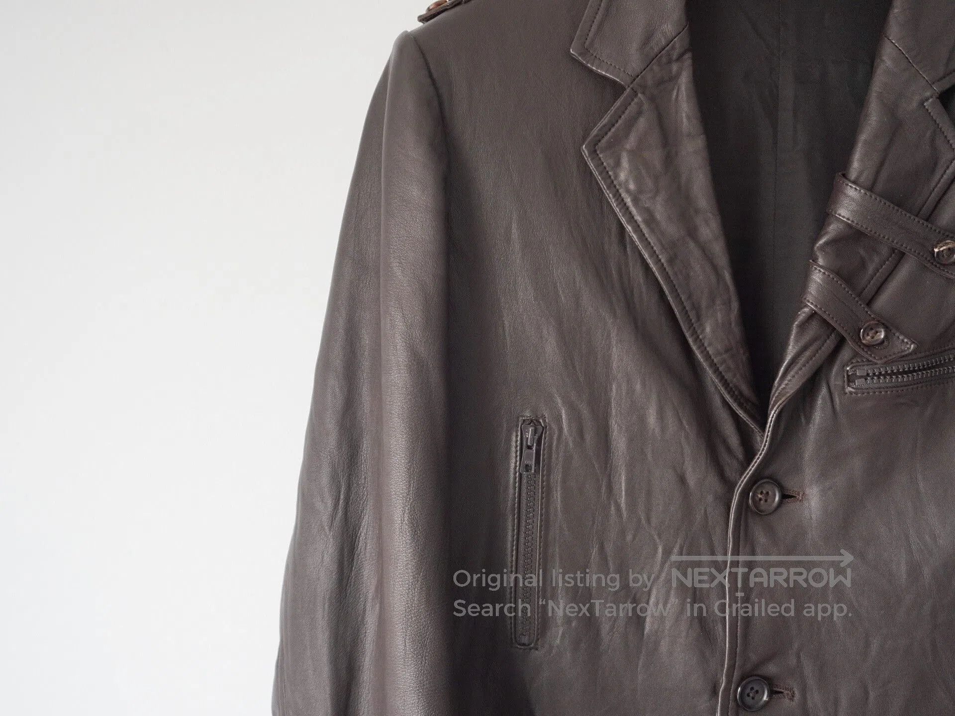 Yohji Yamamoto Yohji Yamamoto 2006AW Leather Jacket. Size US M / EU 48-50 / 2 - 4 Thumbnail