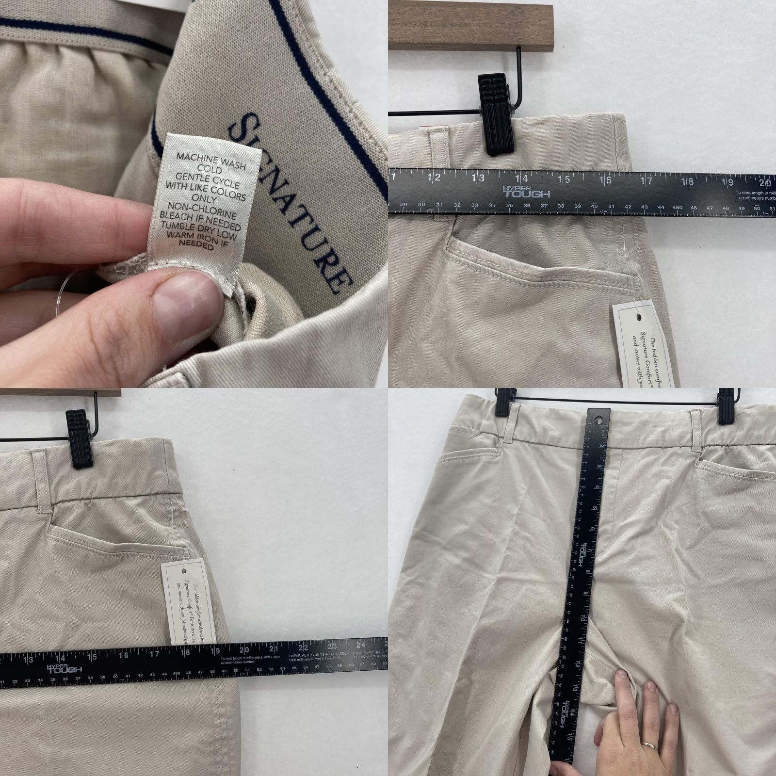 Vintage VINTAGE Christopher & Banks Pants Womens 8 Signature Comfort Straight Leg Beige Stretch Size 30" / US 8 / IT 44 - 8 Thumbnail