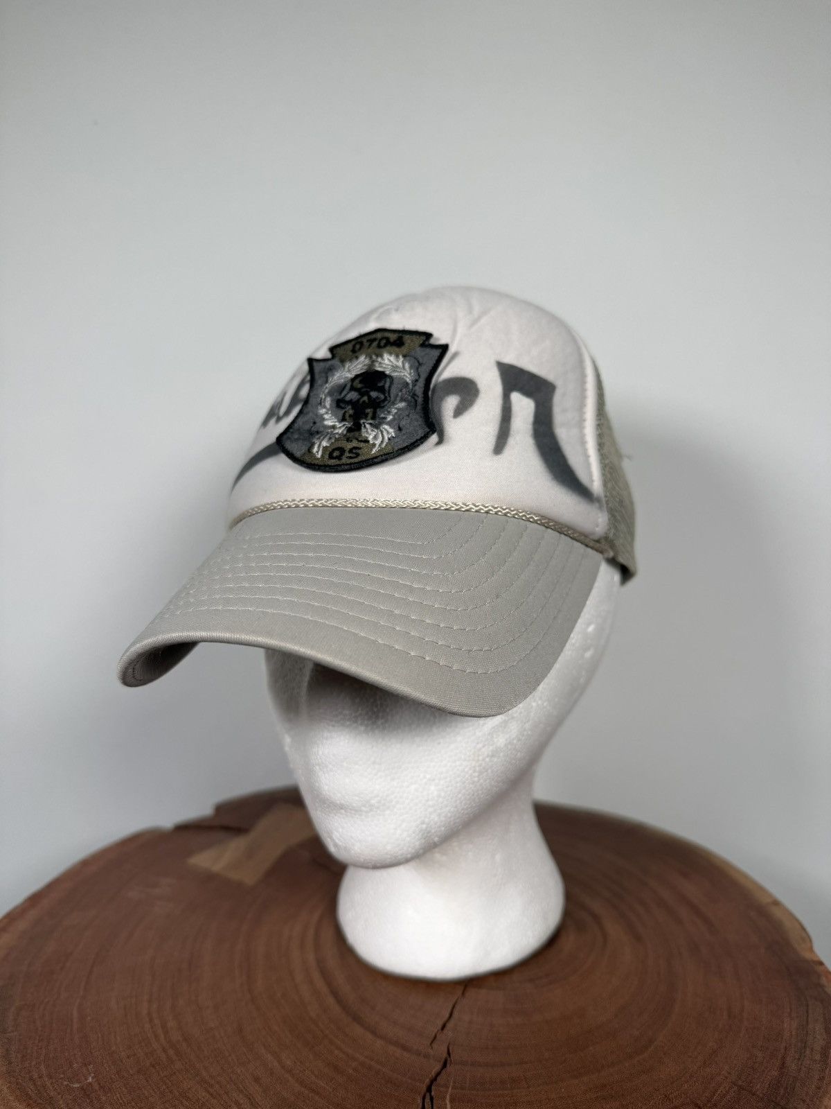 Quiksilver Y2K Quiksilver Skull Embroidered Mesh Panel Hat Size ONE SIZE - 1 Thumbnail