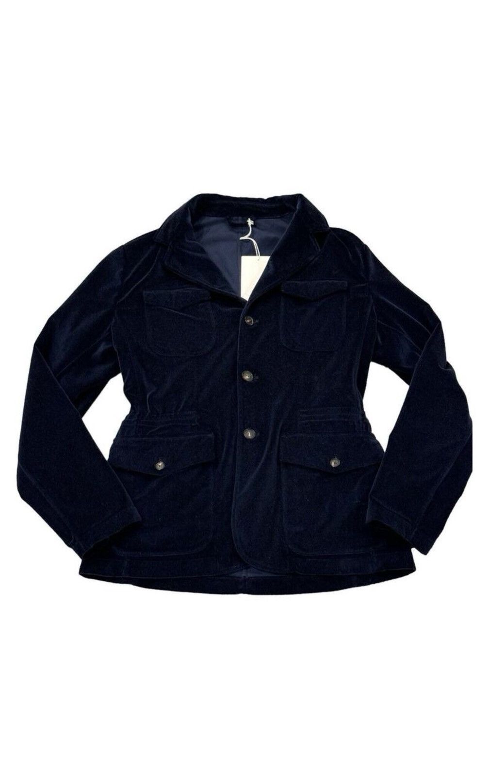 Other MANTO Men's Navy Velvet Jacket Sz 50 IT / M US - NWT - MINT Size US M / EU 48-50 / 2 - 4 Thumbnail