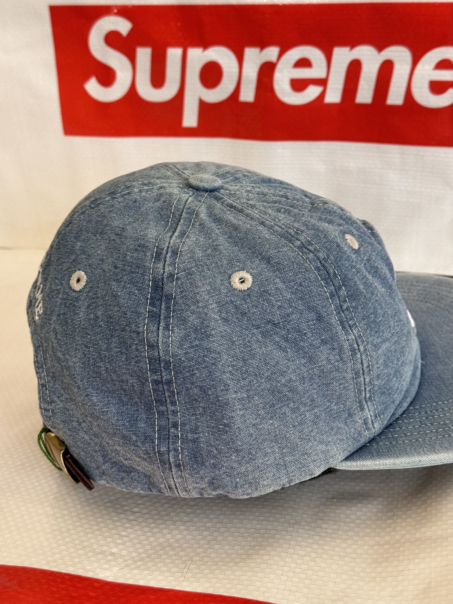 帽子 Supreme Washed Chambray S Logo 6-Panel Supreme Washed Chambray S Logo 6-Panel - Supreme 通販 Online Shop