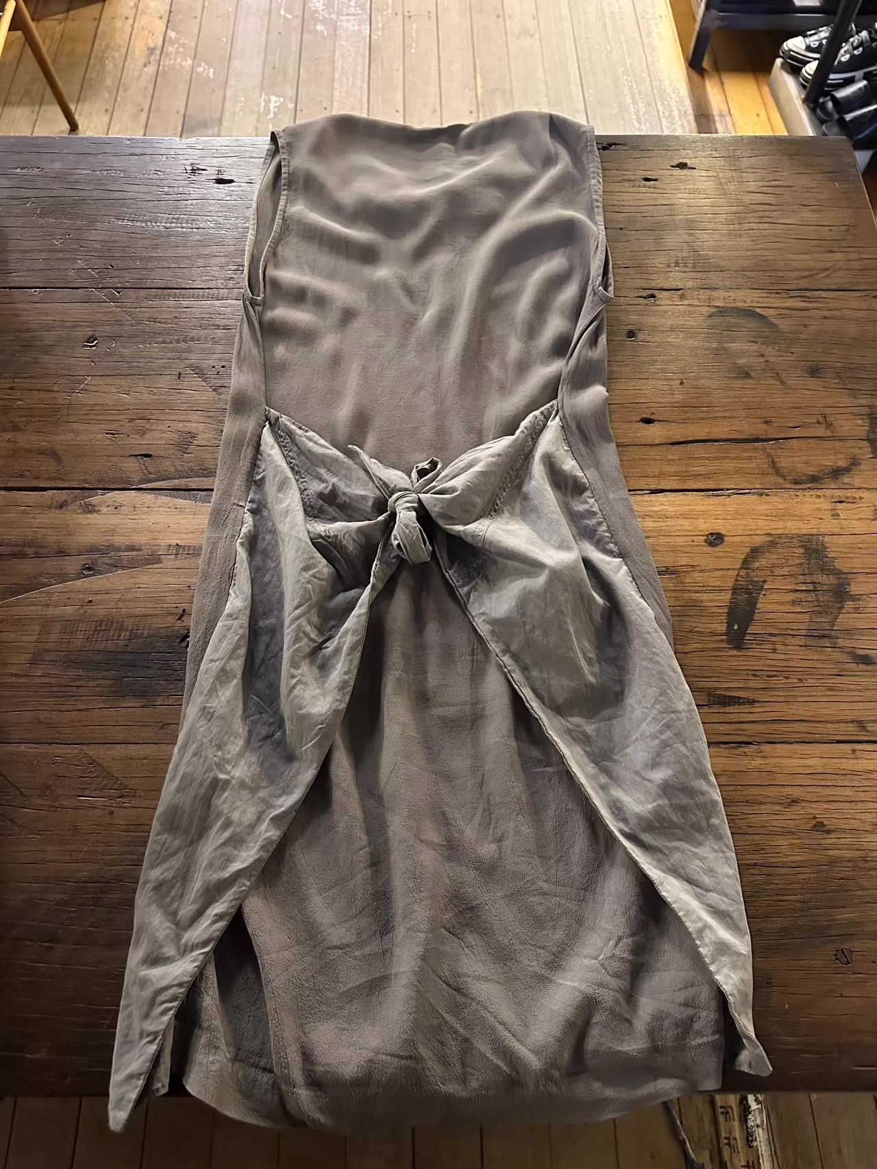 Silent By Damir Doma Silent by Damir Doma Women's Light Grey Knotted Dress Ｑ25 Size S / US 4 / IT 40 - 3 Thumbnail