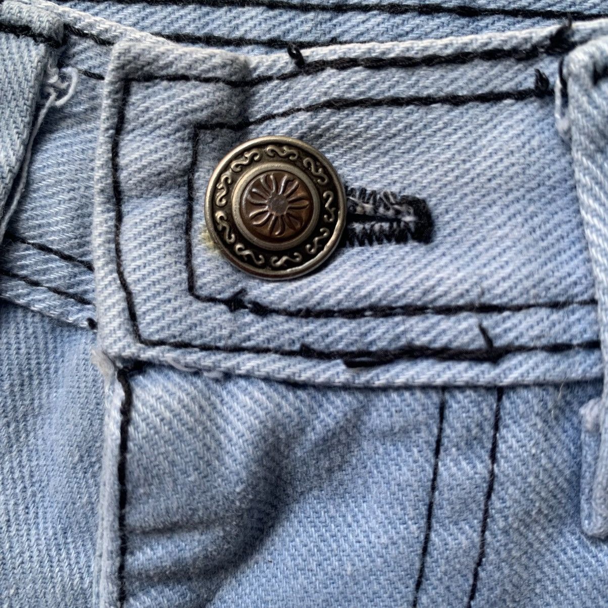 Oakley Vtg 90's SMP surfboard iconic logo embroidery denim Jorts Size US 30 / EU 46 - 7 Thumbnail