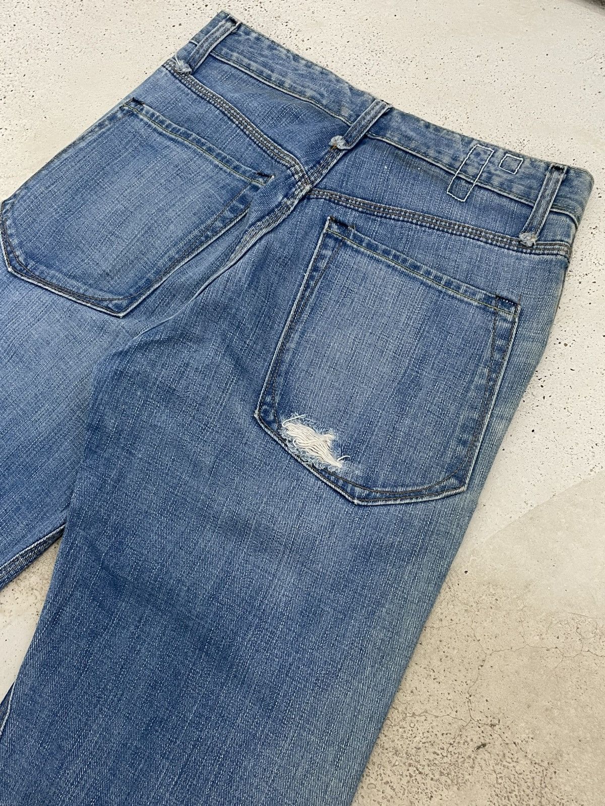 Vintage Vintage 90’s Designer USA Rogan Distressed Patchwork Denim Size US 29 - 11 Thumbnail