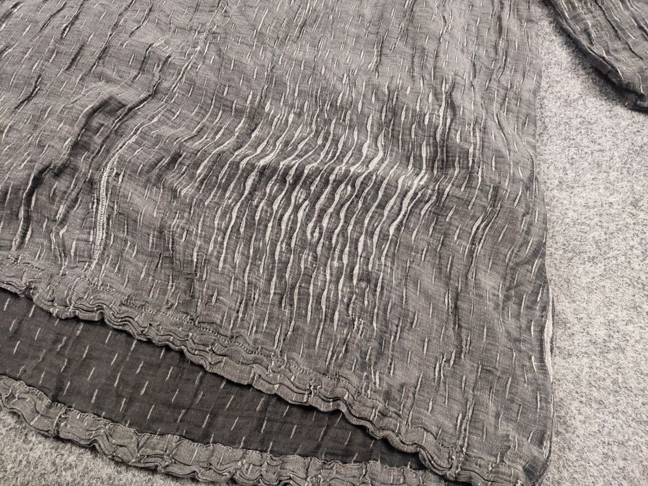 Other Grizas Design Light Linen Silk Blend Dark Gray Tunic Size S / US 4 / IT 40 - 13 Thumbnail