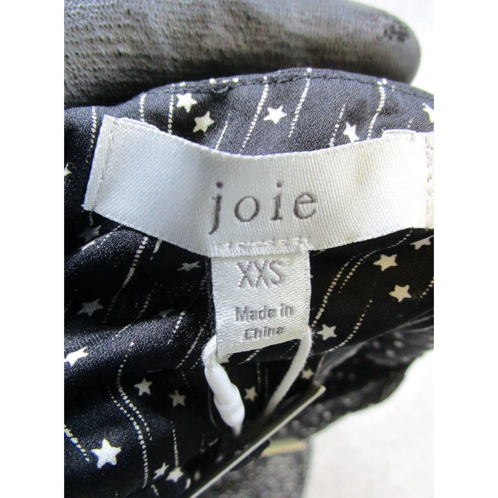 Joie JOIE Shirt Womens 2XS Black White Polka Dot Puff Sleeve Round Neck Pullover Blouse Casual Regular Spring Summer Fall Womens Size XXS / US 00 / IT 34 - 3 Thumbnail