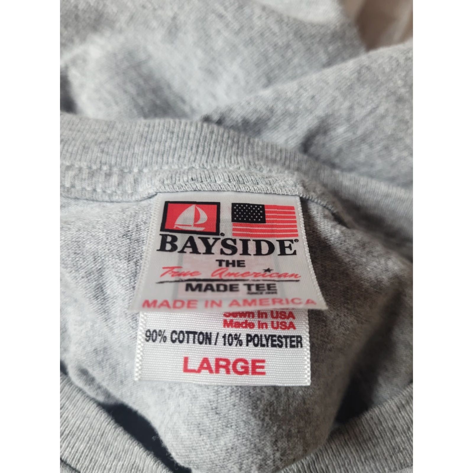 Vintage USW Union Local 912 T Shirt Bayside Men Large Gray 90% Cotton 10% Polyester Crew Neck Short Sleeve United Steelworkers ShirtXXX Size US L / EU 52-54 / 3 - 5 Thumbnail