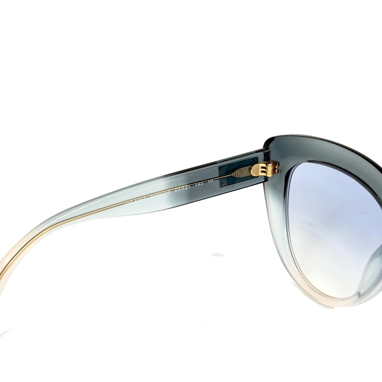 Dolce & Gabbana DOLCE & GABBANA DG4287 4287 Blue Gradient Logo Sunglasses Size ONE SIZE - 2 Thumbnail