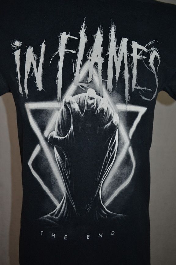 Band Tees 2016 In Flames The End Graphic T-Shirt S Size US S / EU 44-46 / 1 - 5 Thumbnail