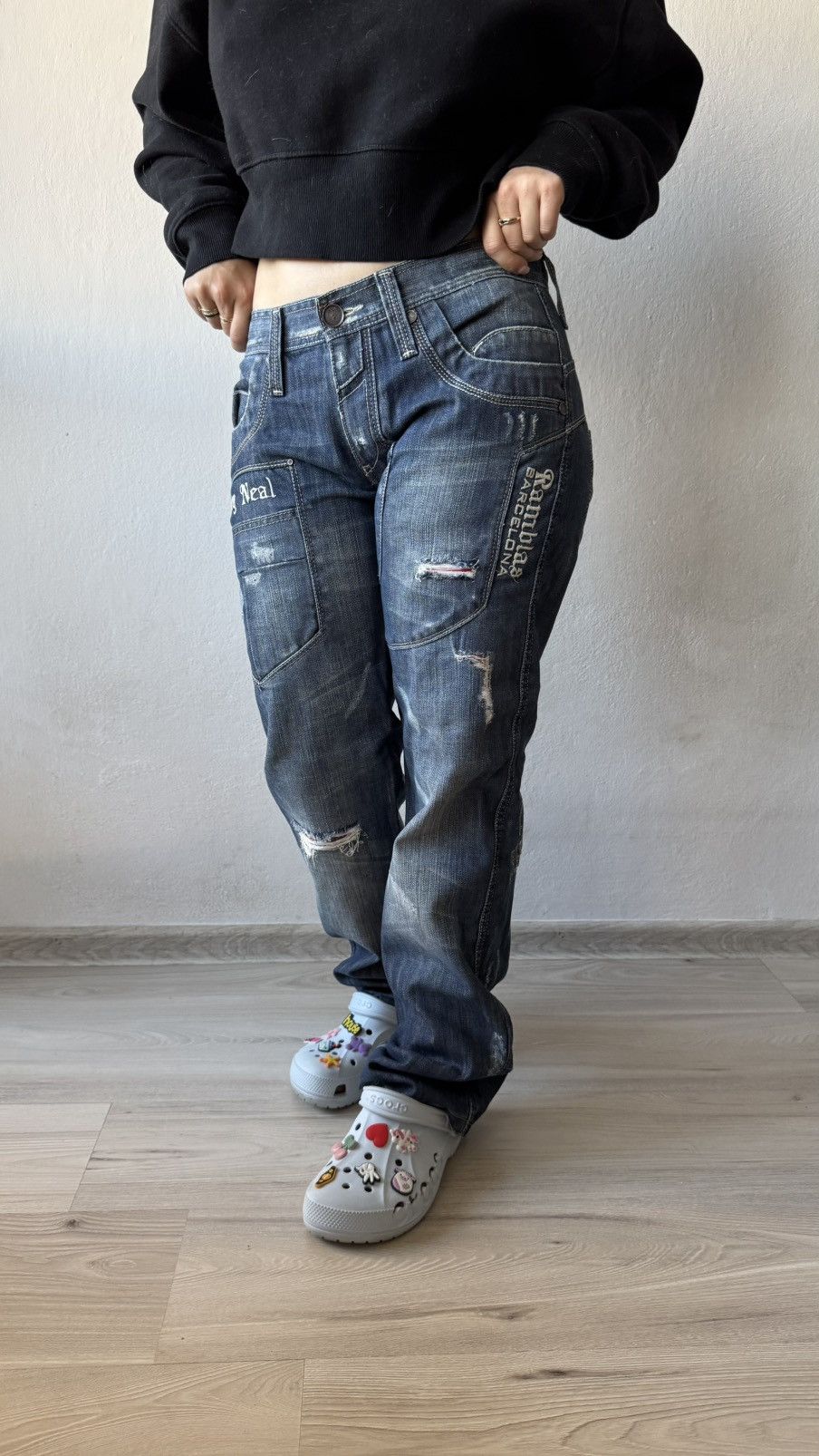 JNCO Vintage Rap Skate Washed Jeans y2k Size 30" / US 8 / IT 44 - 2 Thumbnail