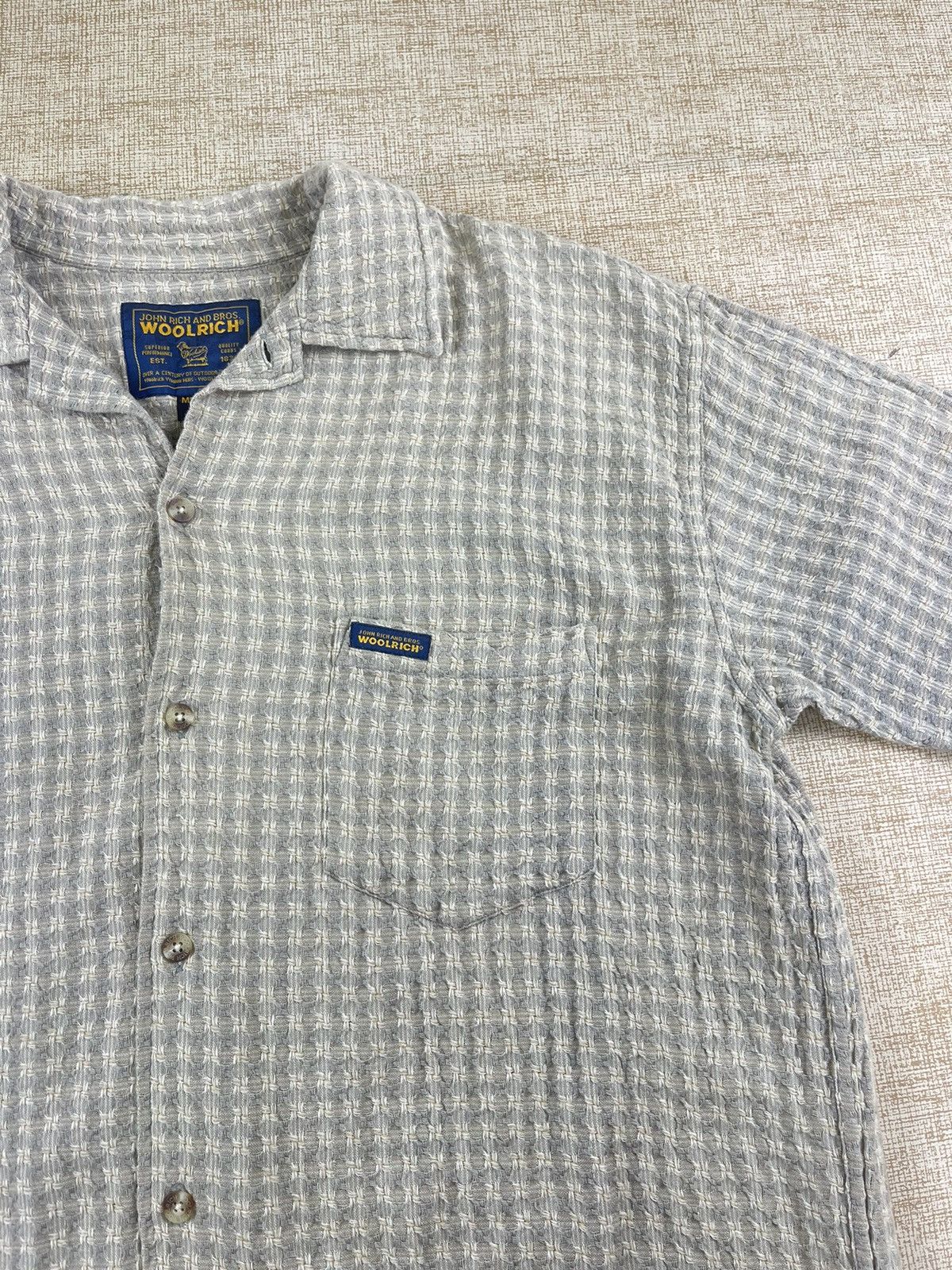Vintage × Woolrich Woolen Mills VINTAGE WOOLRICH John Rich And Bros. Button Ups Shirt Size US L / EU 52-54 / 3 - 5 Thumbnail