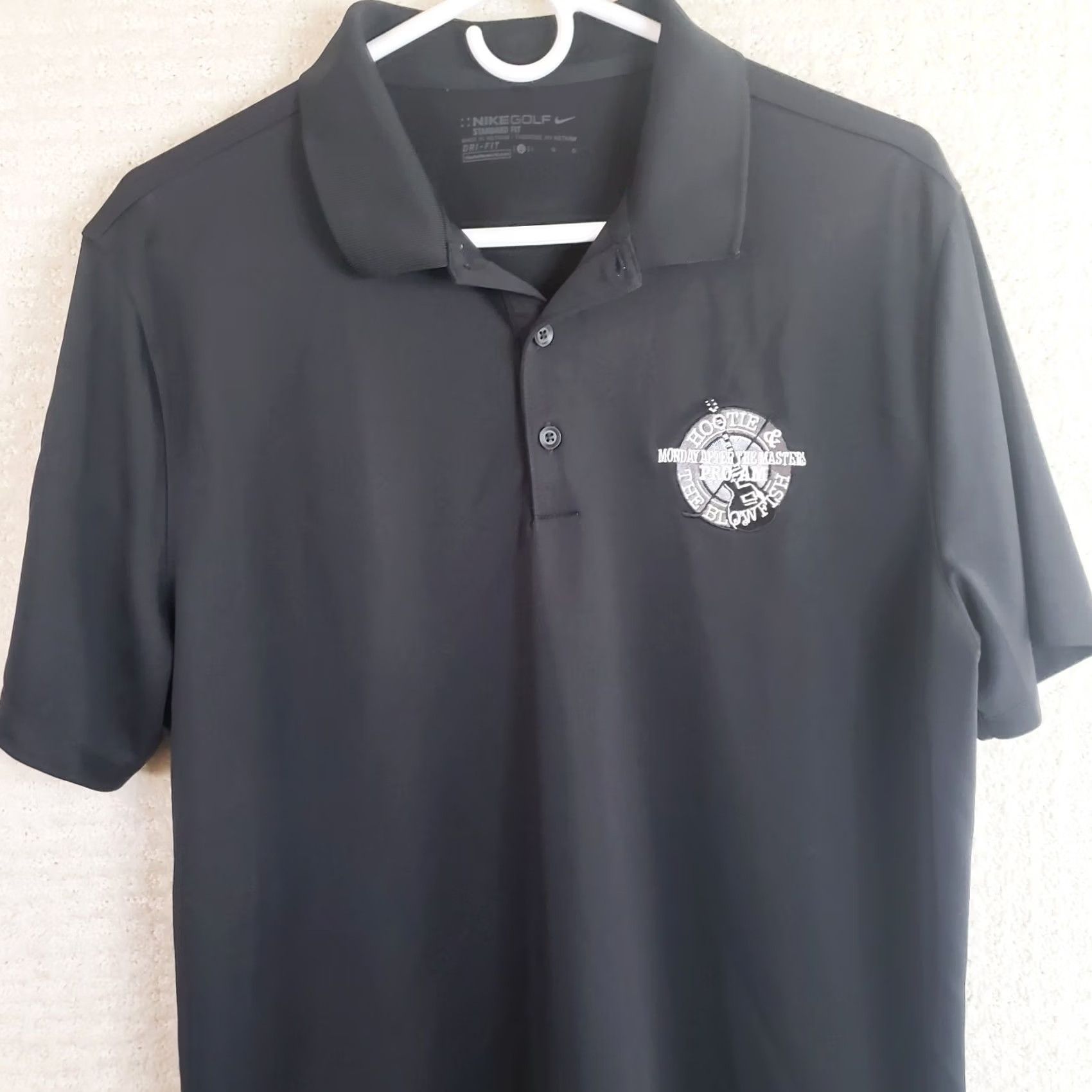 Nike Nike Polo Shirt Mens L Black Short Sleeve Dri-Fit Golf Hootie Masters Shirt Size US L / EU 52-54 / 3 - 2 Thumbnail