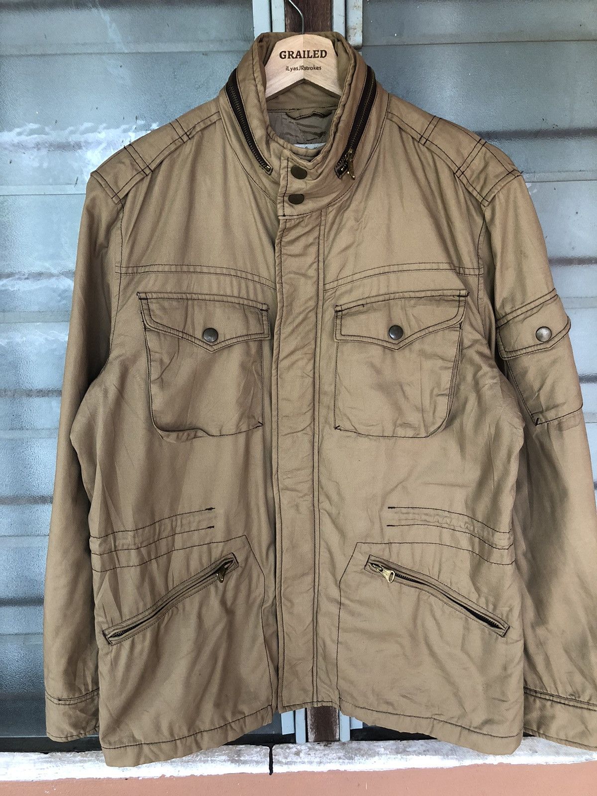 If Six Was Nine × Japanese Brand Vintage Ikka Tactical Jacket Size US M / EU 48-50 / 2 - 5 Thumbnail