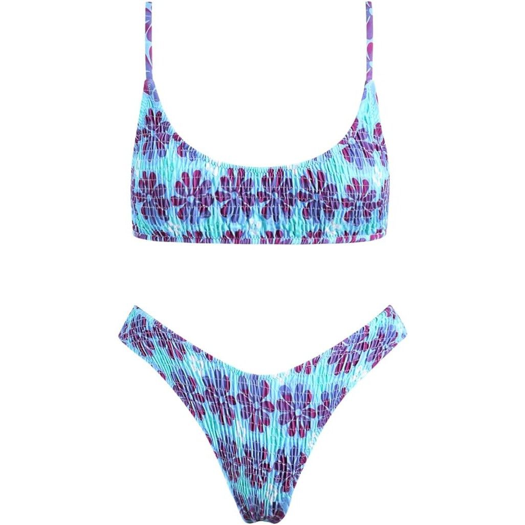 Zaful Bikinis For Women Volafa Bikini Triangle Bikini Set Floral
