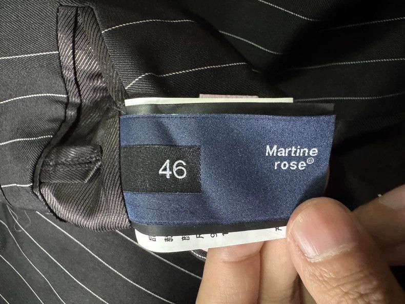 Martine Rose Martine Rose Black striped suit Size US S / EU 44-46 / 1 - 5 Thumbnail