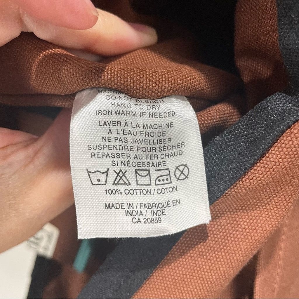 Other NEW Hatley Environmental Tote Bag -Brown/Blue Cotton Canvas Size ONE SIZE - 8 Thumbnail