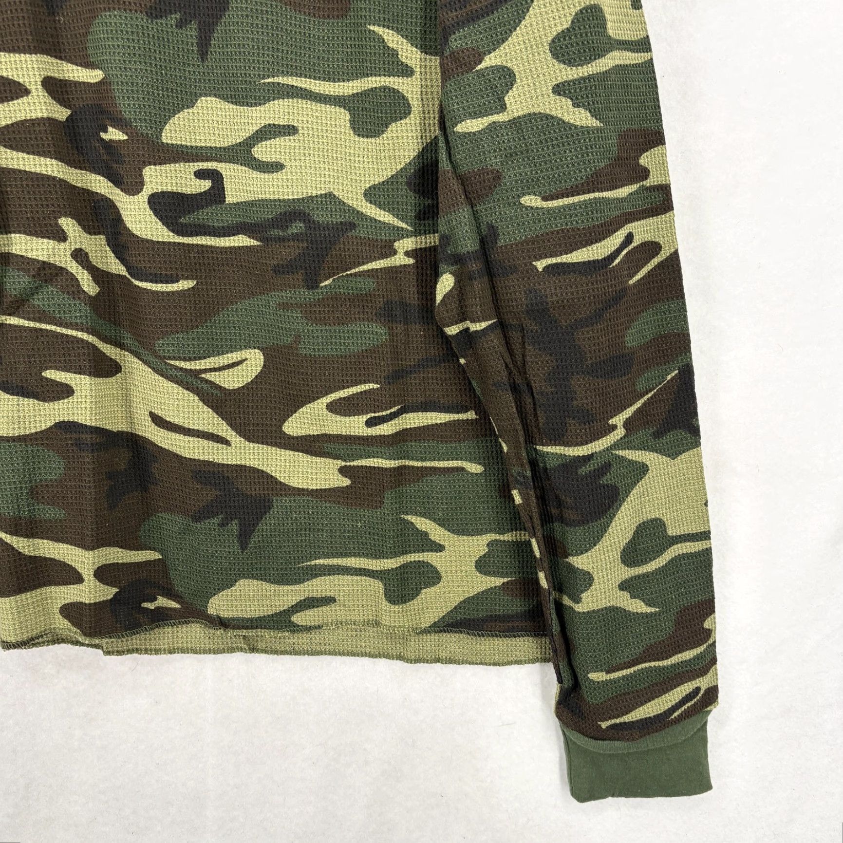 Rothco Rothco Shirt Mens 4XL Green Camo Thermal Long Sleeve Crew Neck Military Rugged Size US XXL / EU 58 / 5 - 3 Thumbnail