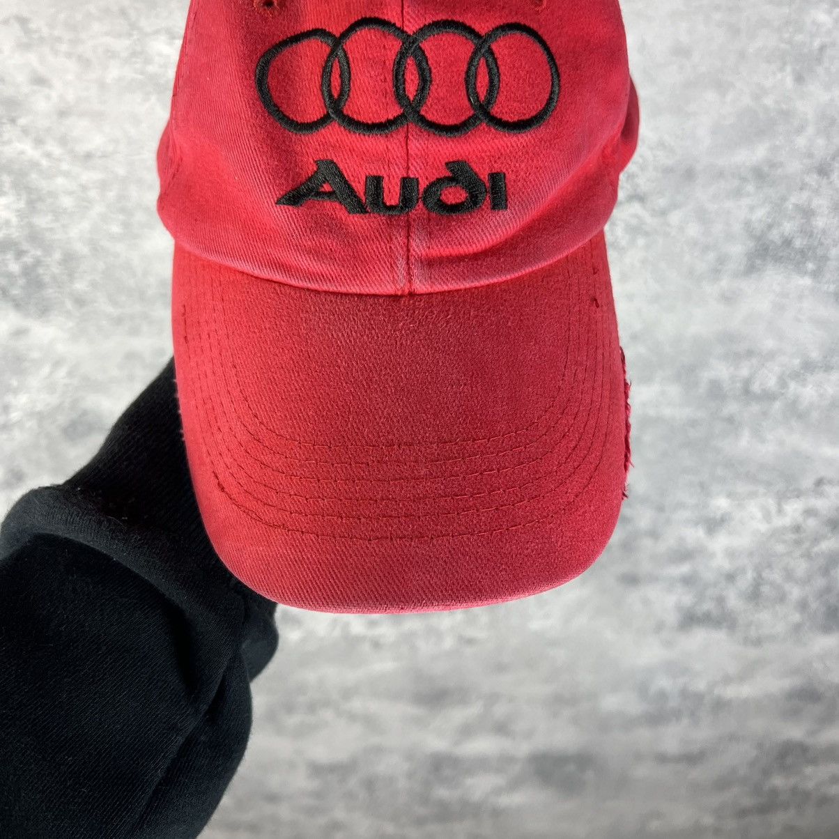 Audi Audi Vintage Cap Men's Red One Size Size ONE SIZE - 4 Thumbnail