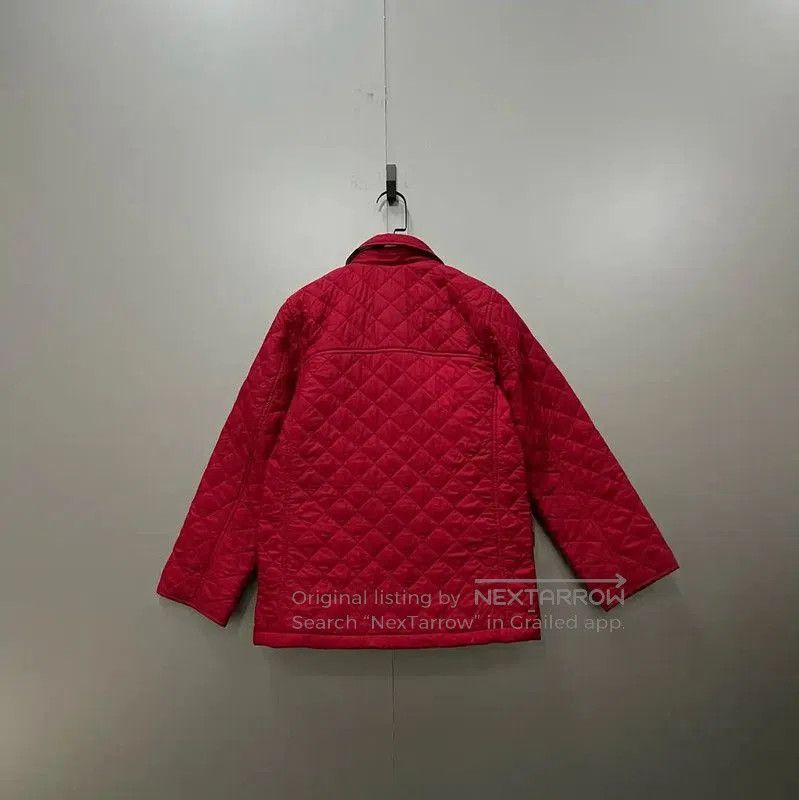Burberry Burberry Red Quilted Cotton Jacket for Women. Size XXS / US 00 / IT 34 - 2 Thumbnail
